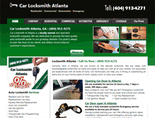 Tablet Screenshot of carlocksmith-atlanta.com